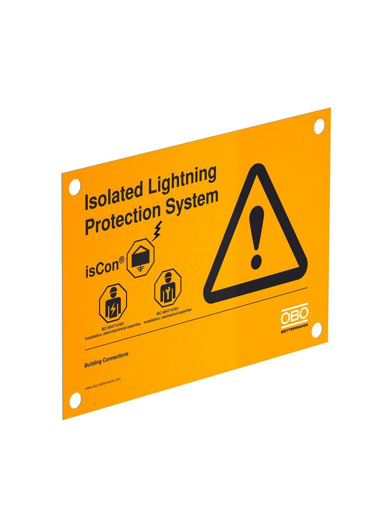 isCon HWS EN Tabliczka informacyjna