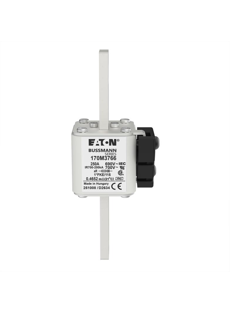 FUSE 250A 690V 1*FKE/115 AR UC Wkładka szybka 250A AC 690V rozmiar 1 45x59x148 mm aR 170M3766 EATON