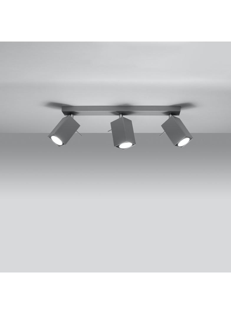 Sollux Plafon MERIDA 3 szary SL.0457