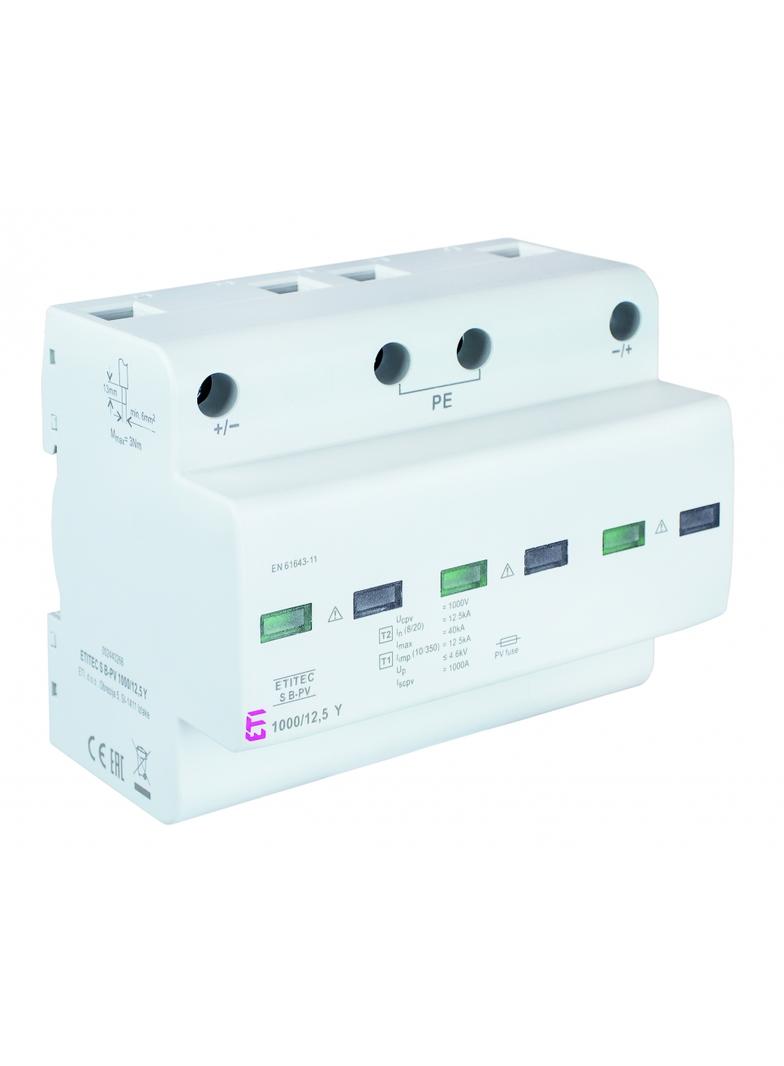 Ogranicznik przepięć T1 (B) - do systemów PV TEC S B-PV 1000/12,5 Y 002440266 ETI