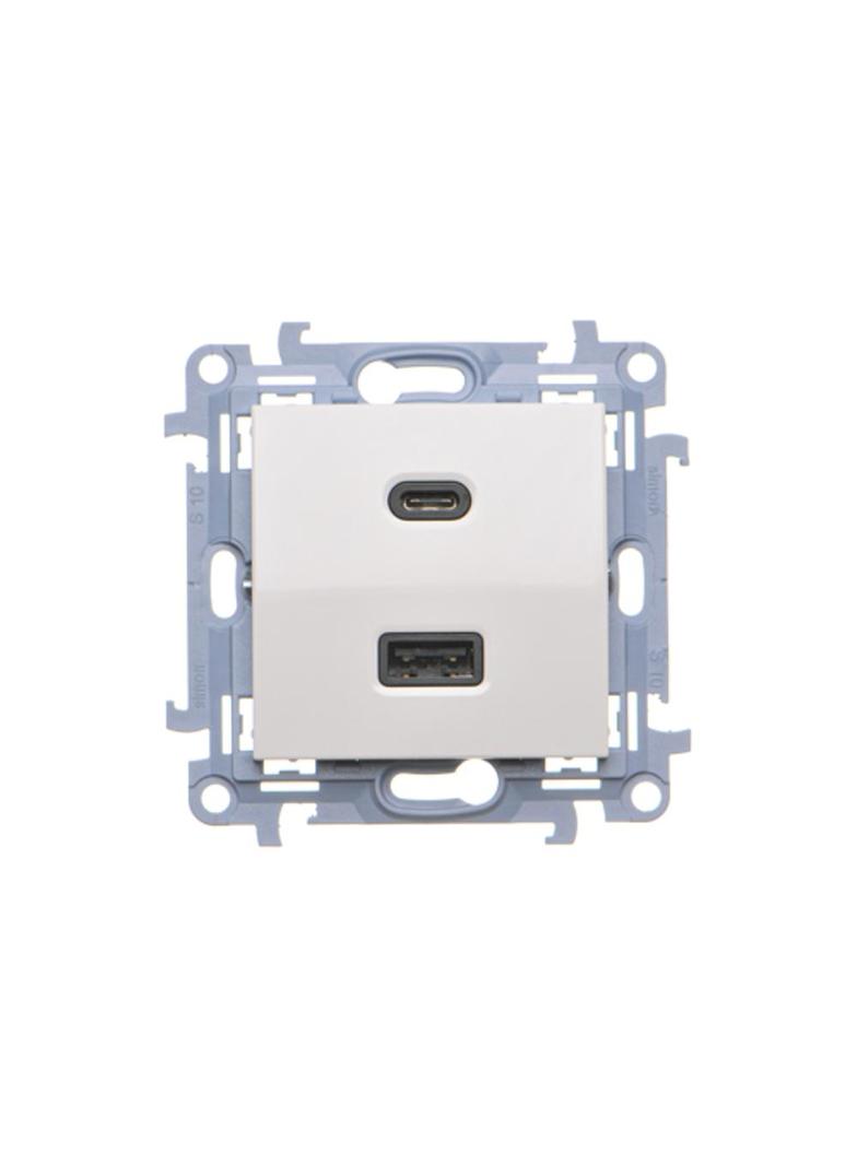"Simon 10 WC-EC2CAXXX-01-11x Ładowarka 2xUSB CA (moduł), ?3.1 A QUICK CHARGE, 5V DC, 230V