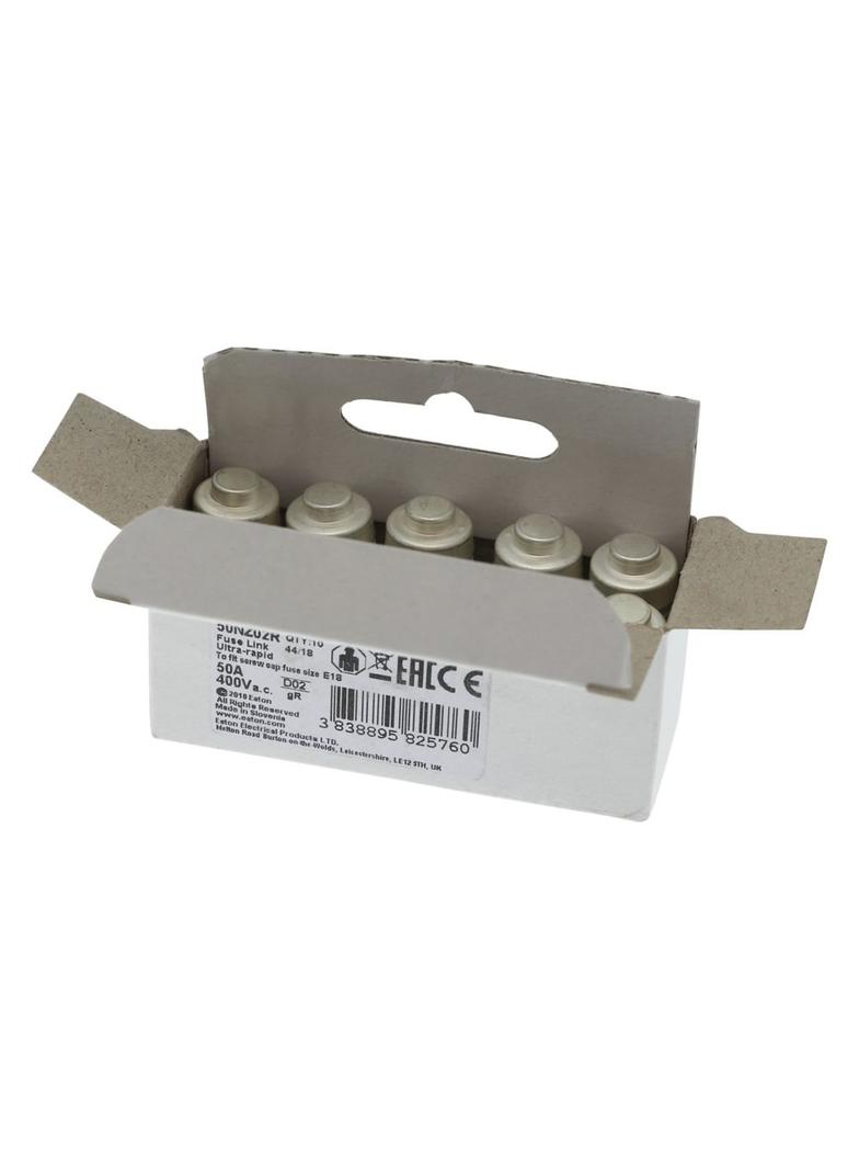 FUSE-D02 50A GR 400VAC E18 Wkładka D02 50A GR 400VAC E18 50NZ02R EATON