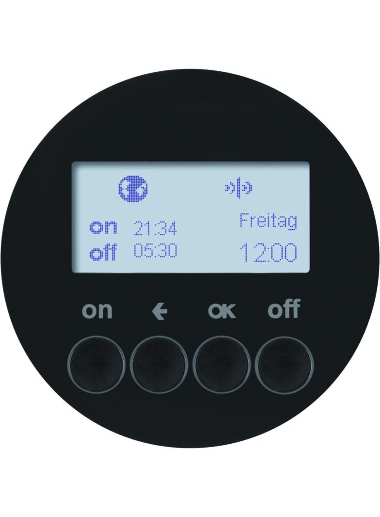 BERKER R.X/1930/Glas KNX RF quicklink łącznik czasowy czarny 85745231 HAGER