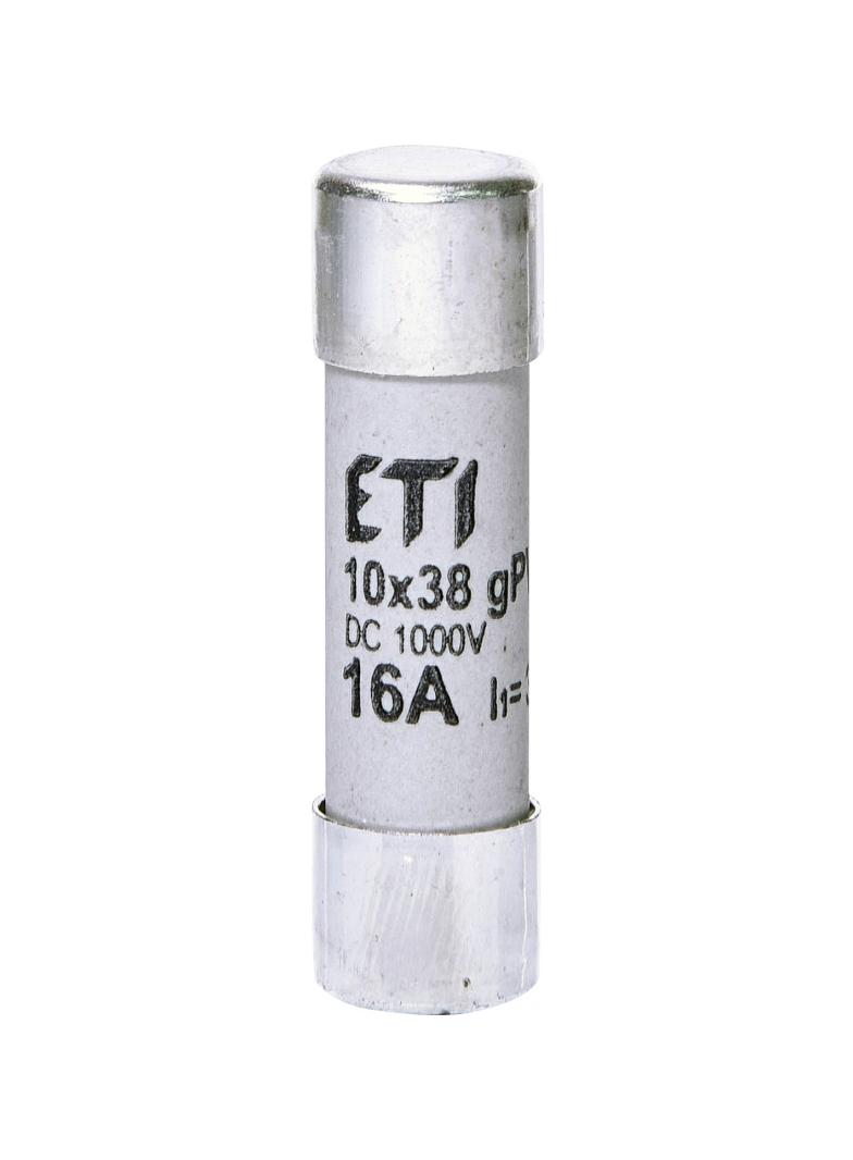 Wkładka topikowa cylindryczna PV CH10x38 gPV 16A 1000V DC 002625081 ETI