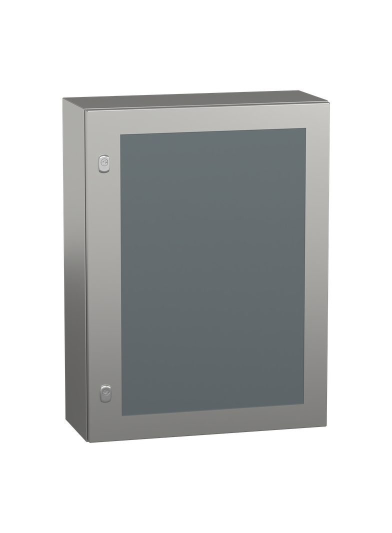 Spacial Obudowa wisząca ze stali nierdzewnej S3X IP66 304L drzwi transparentne 800x 600x250mm