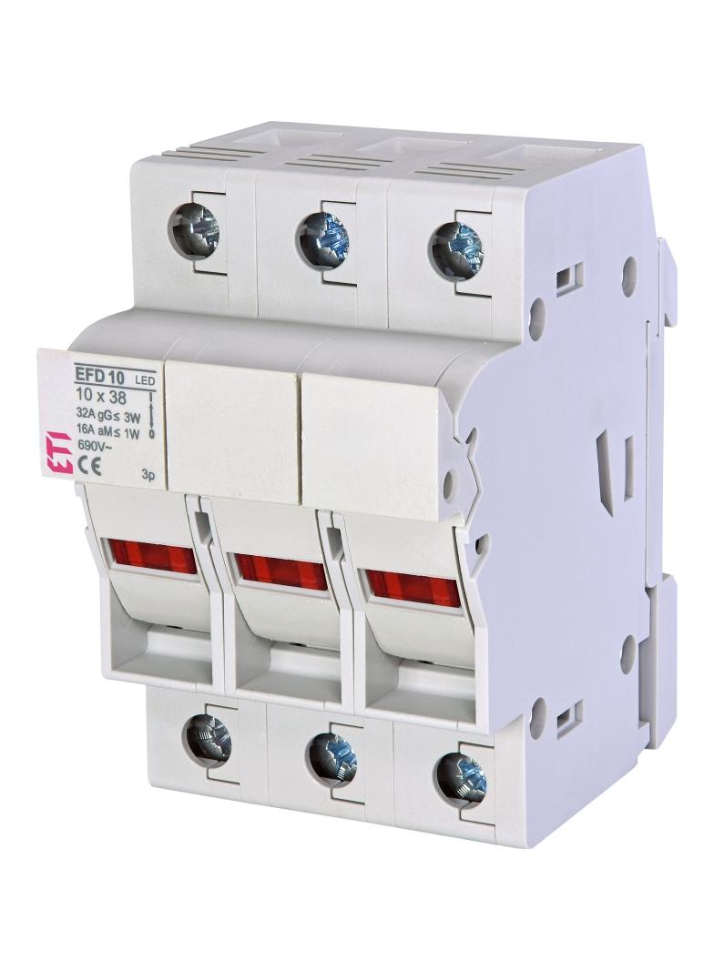 Rozłącznik bezpiecznikowy z adapterem EFD 10 3P LED AD 002540314 ETI
