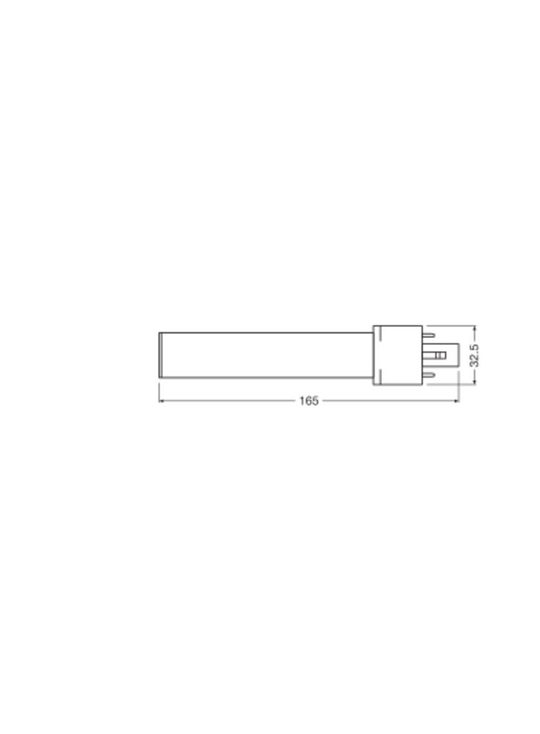 Lampa DULUX S LED FR 9 CCG, AC mains 4,5W 830 G23