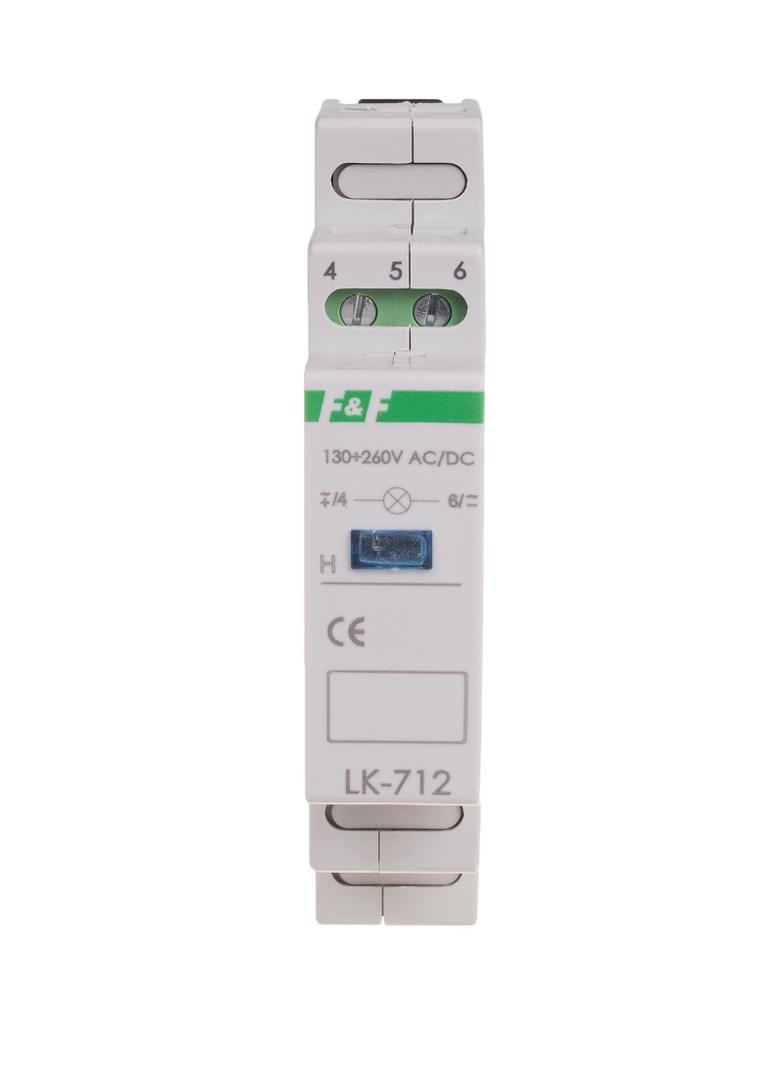 Lampka kontrolna zasilania - jednofazowa LK-712 B 130-260V LK-712B-130-260V F&F