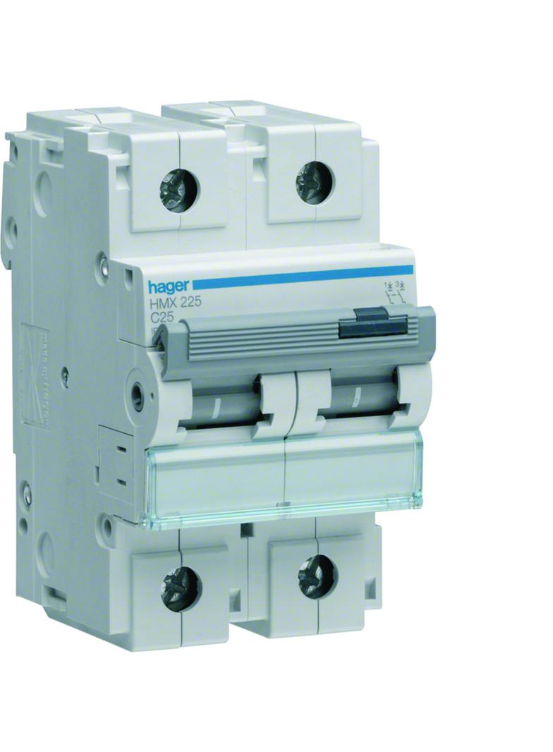 MCB Wyłącznik nadprądowy 50kA 2P C25A HMX225 HAGER