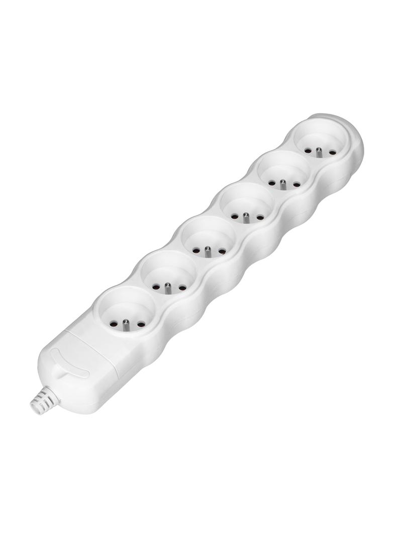Rozgałęźnik wielogniazdowy 6x2P+Z biały OR-AE-13268/W ORNO