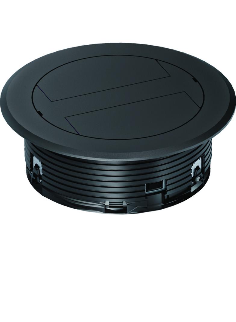 tehalit.VE-EE Przepust kablowy uchylny >32mm tworzywo, czarny