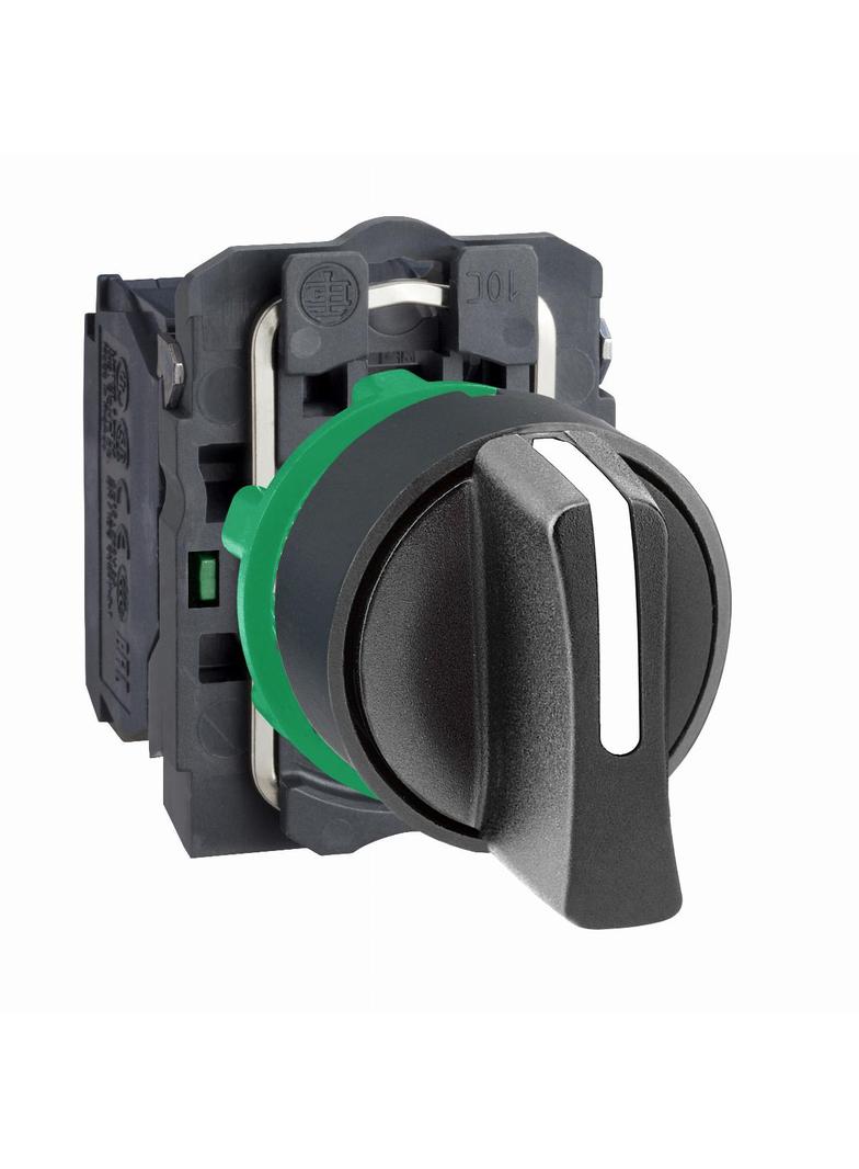 Harmony XB5 Przełącznik 3 pozycyjny czarny plastikowy XB5AD53