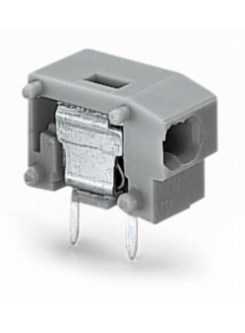 złączka do płytek drukowanych jasnoszara raster 7,5/7,62 mm