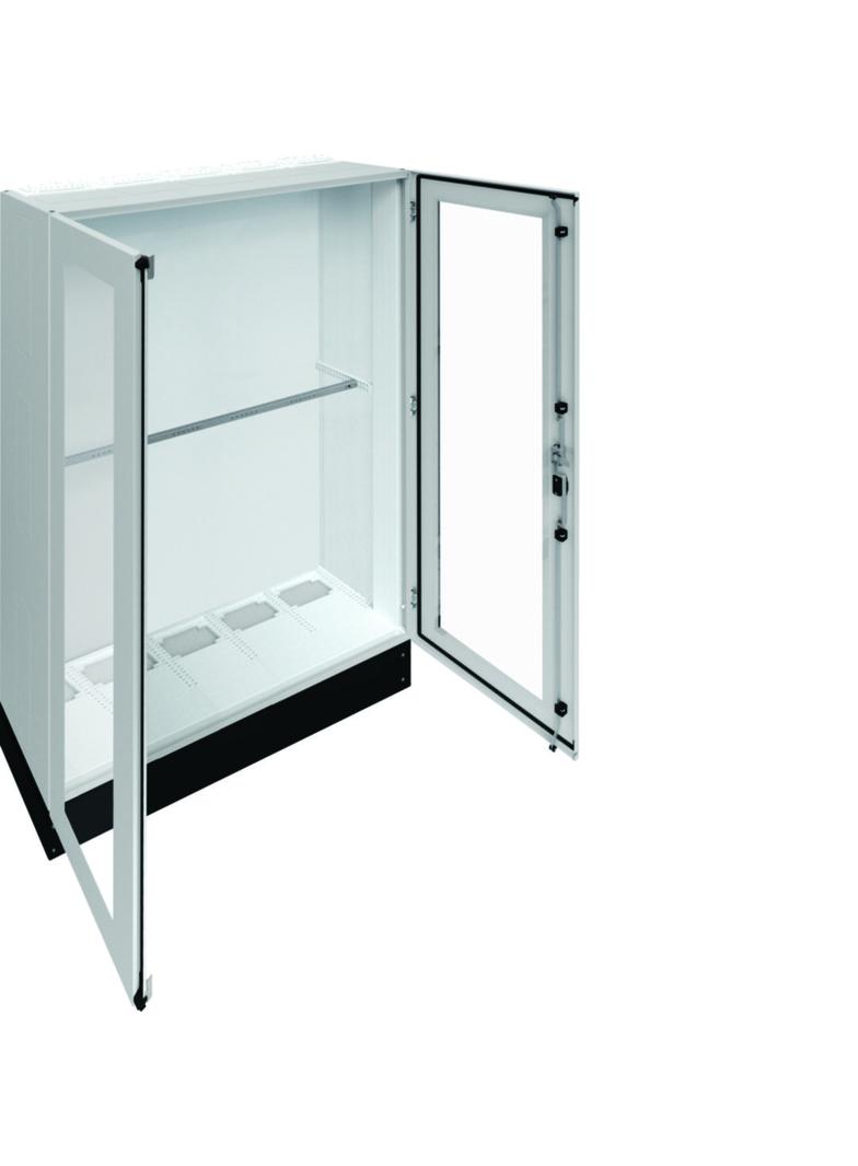 univers Rozdzielnica stojąca IP55 kl. II 1300x1850x400 + cokół 200mm drzwi transparentne FR25U2 HAGE
