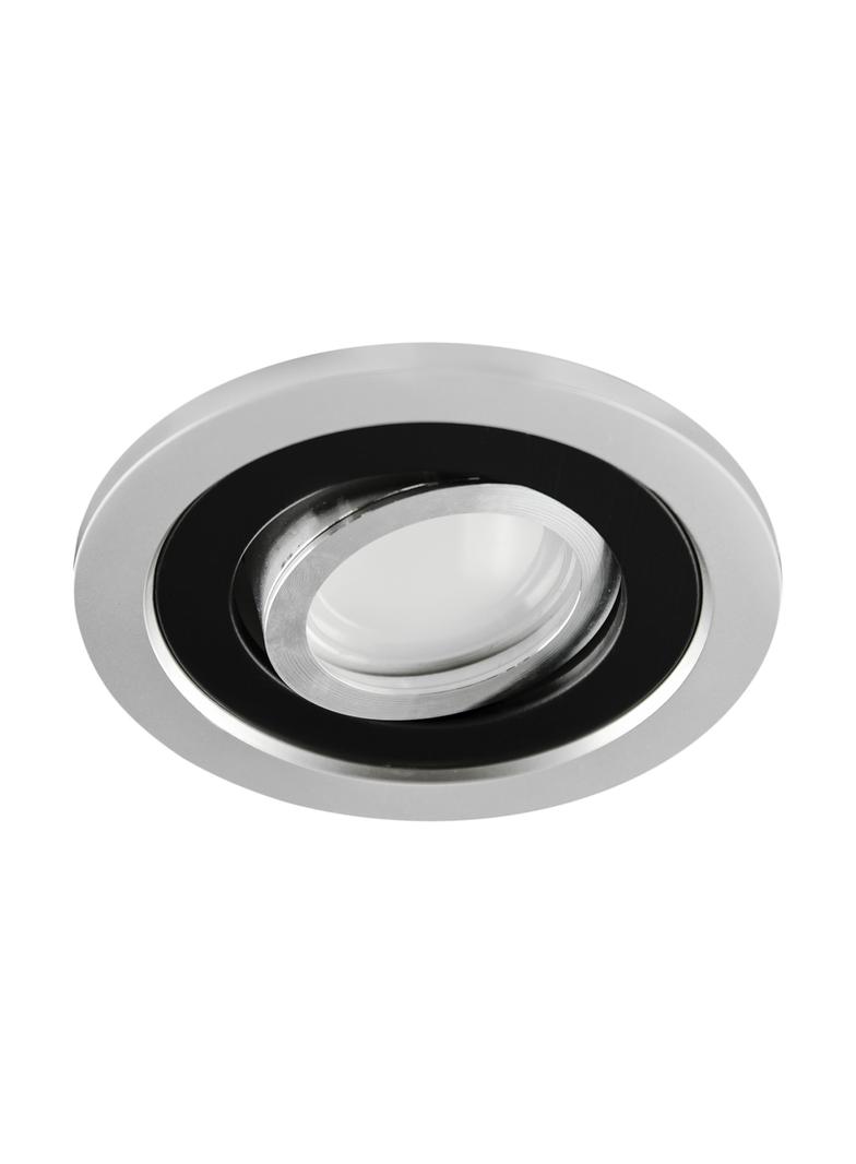 Sufitowa oprawa punktowa BORYS C SILVER/BLACK