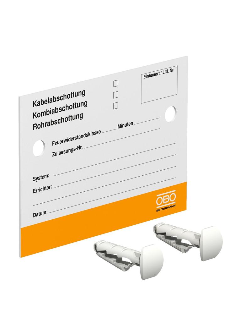 KS-S, TABLICZKA INFORMACYJNA