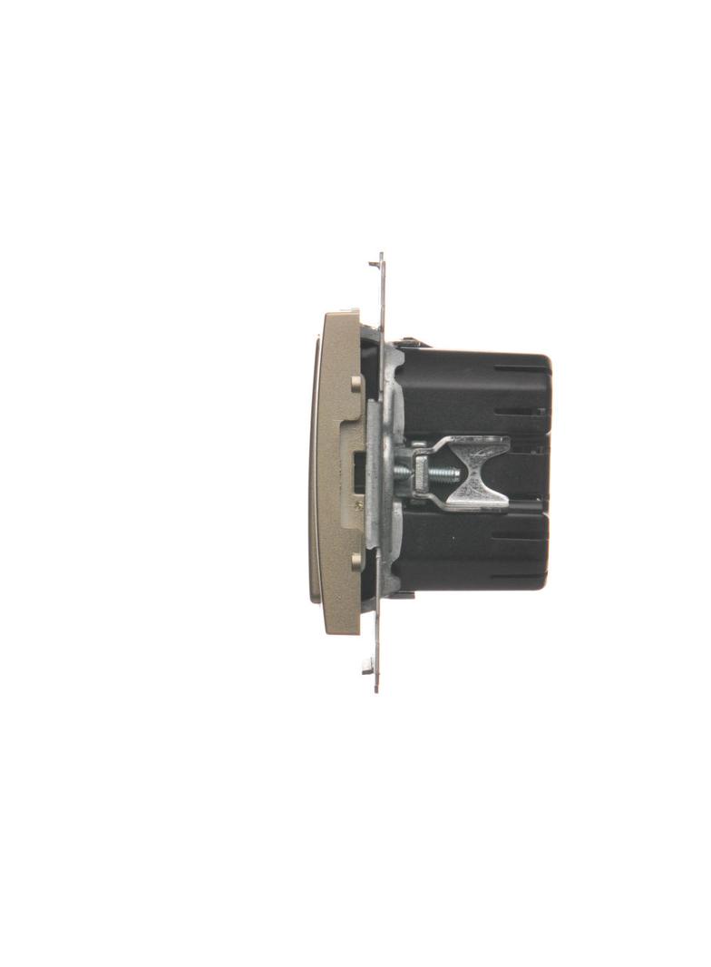 Simon 54 Ściemniacz dwuprzyciskowy 40–500 W (300 VA) złoty mat D75310.01/44 KONTAKT