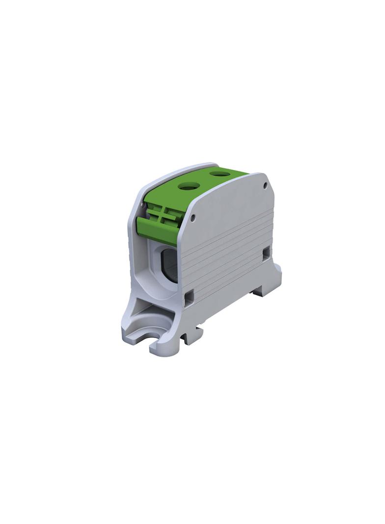 STB 50 Złączka szynowa gwintowa Al/Cu 87310 SIMBLOCK zielony