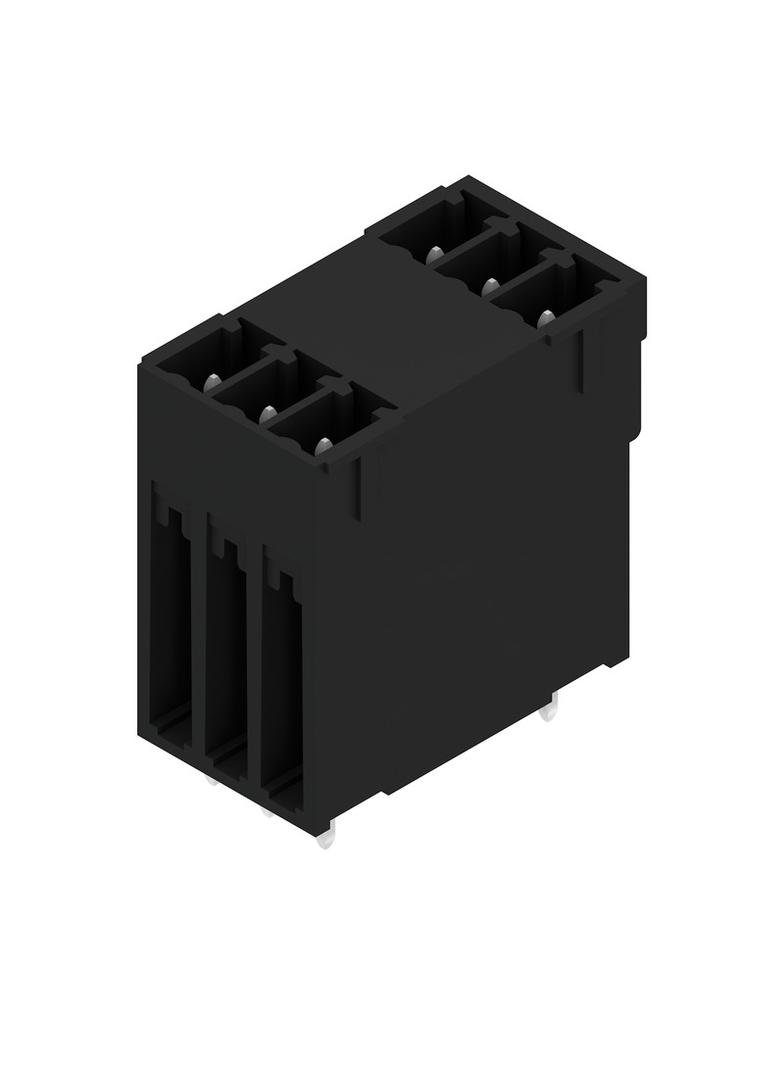 SCD-THR 3.81/06/180G 3.2SN BK BX Wtyki PCB (złącza płyty), 3.81 mm, Liczba biegunów: 6, kąt odejścia: 180° /50szt./ 1030960000 WEIDMÜLLER