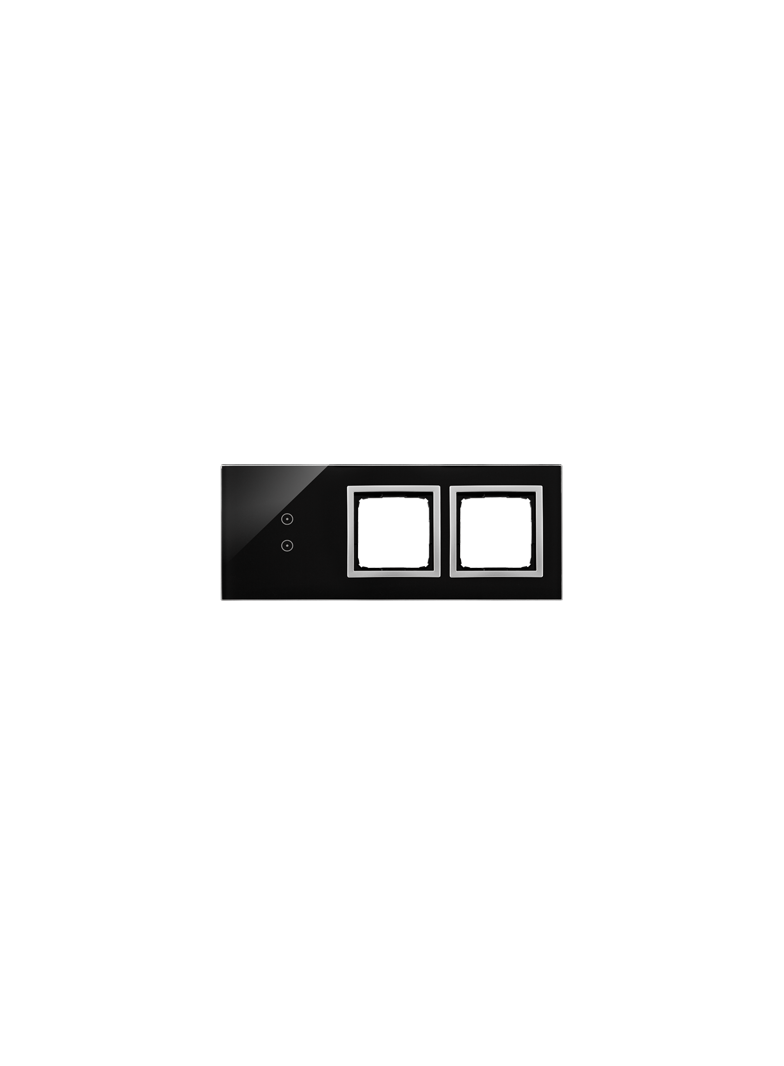 Simon 54 Touch Panel dotykowy S54 Touch 3 moduły 2 pola dotykowe pionowe + 2 otwory na osprzęty S54 księżycowa lawa DSTR3300/74 KONTAKT