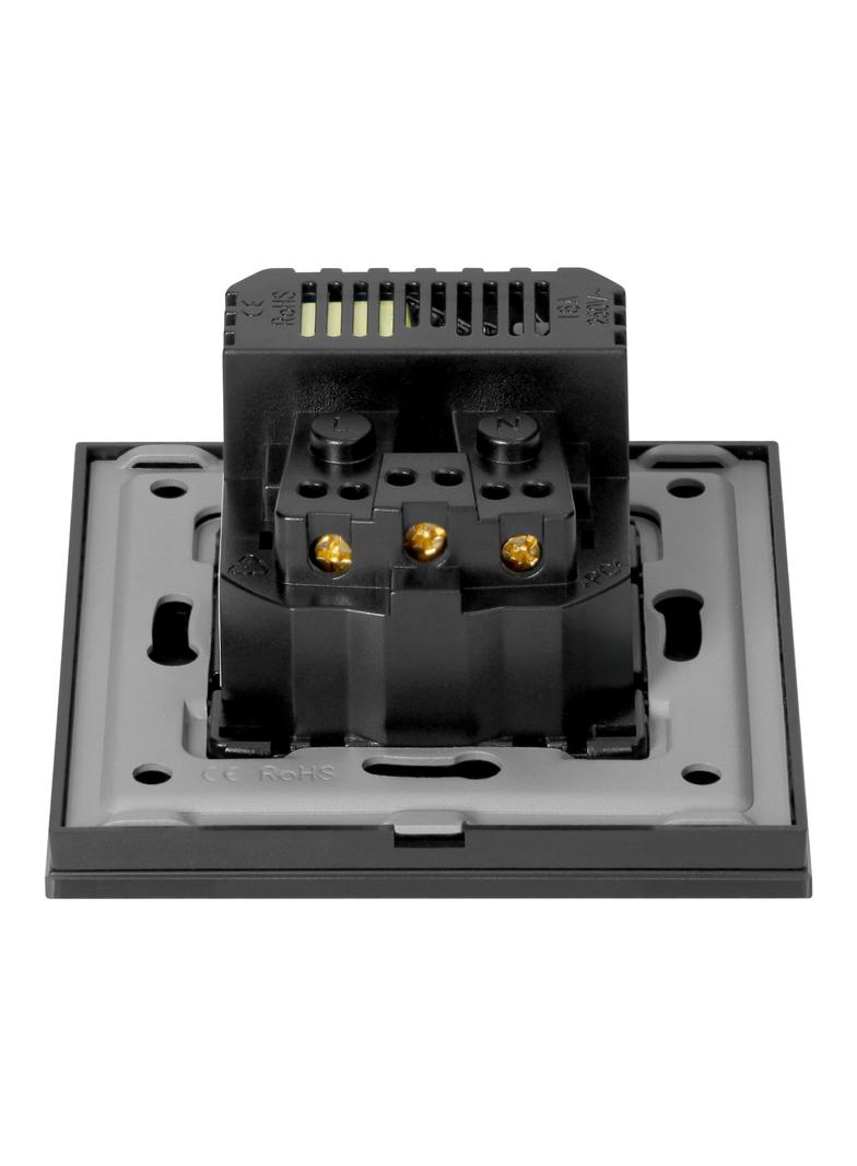 Gniazdo pojedyncze 2P+Z, USB-A + USB-C, PD, max. 20W, czarny OR-AE-13308/B ORNO