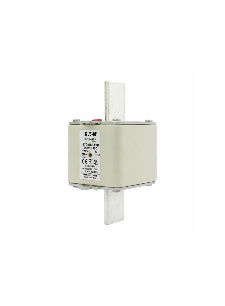 700A 690V aR DIN 3 HSDNH FUSE Wkładka szybka 700A AC 690 V DIN 3 aR DIN IEC podwójny wskaźni 170M681