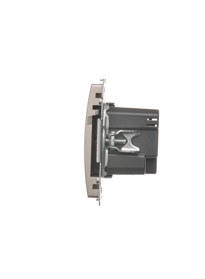 Simon Basic Ładowarka 2 x USB 2.1 A 5V DC 230V satynowy