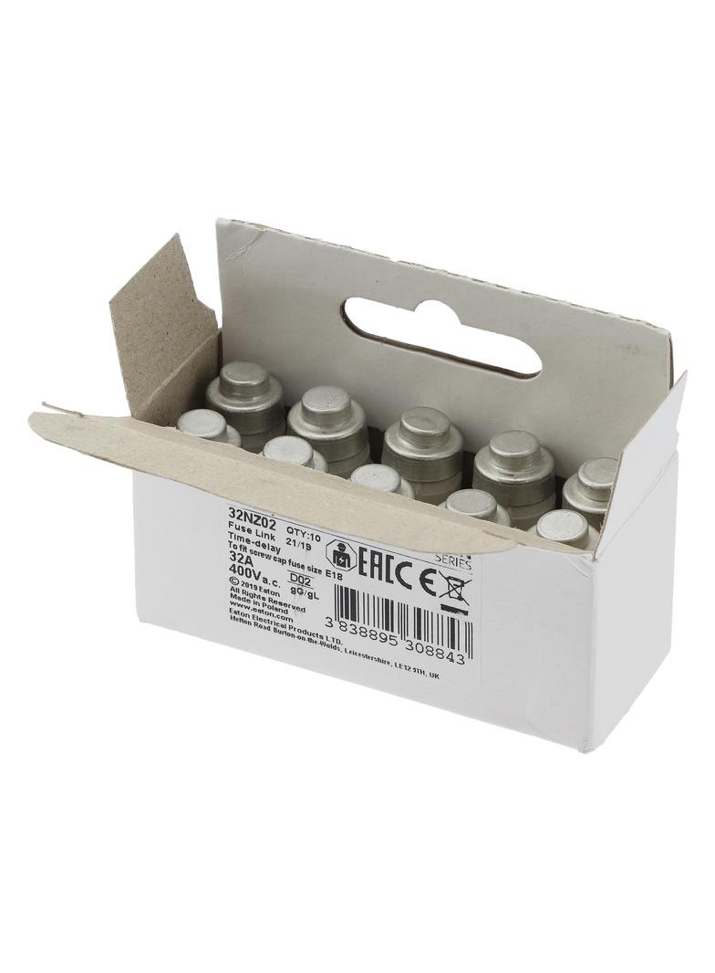 Wkładka bezpiecznikowa zwłoczna D02 gG 32A 400V 32NZ02 EATON