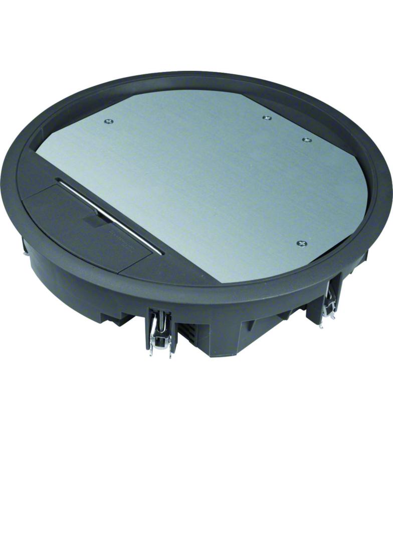 tehalit.VE-EE Pokrywa uchylna VR10 fi275 wykładzina 12mm czarny PA VR10129005 HAGER