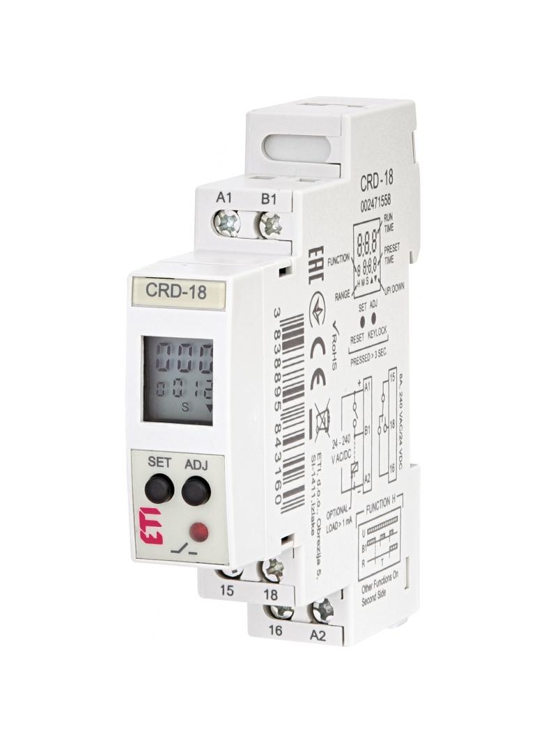 Przekaźnik czasowy 18 funkcji z LCD CRD-18 002471558 ETI