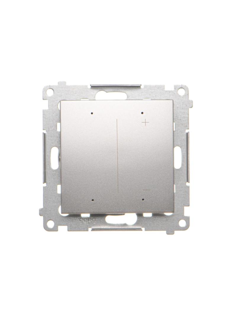 Simon 54 GO Ściemniacz do żarówek LED-owych, 230 V [Wi-Fi] srebrny mat DESL1W.01/43 KONTAKT