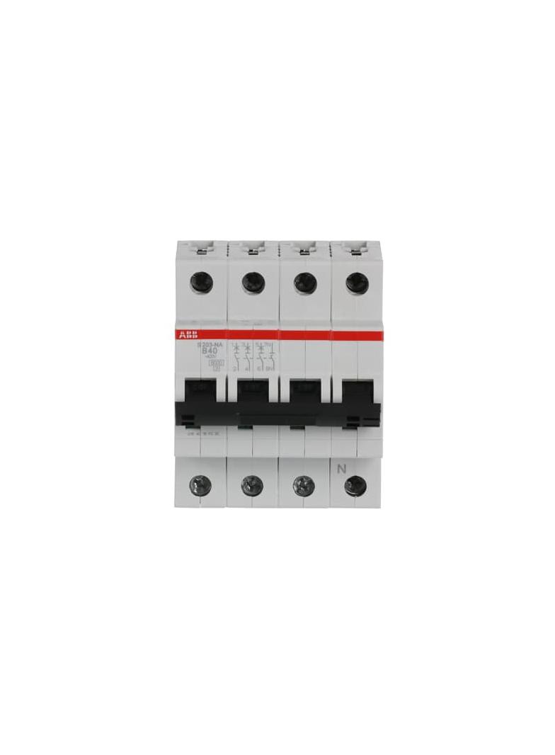 S203-B40NA Wyłącznik nadprądowy 6kA 3P+N B40A 2CDS253103R0405 ABB