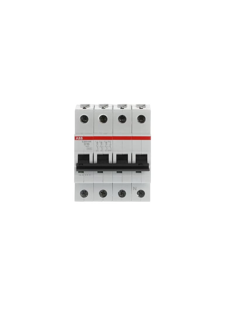 S203-D10NA Wyłącznik nadprądowy 6kA 3P+N D10A 2CDS253103R0101 ABB