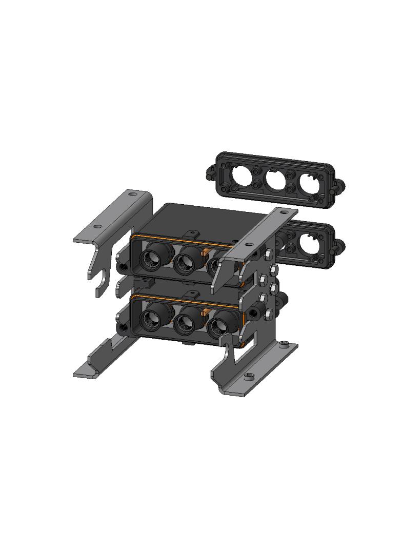 HDC HP550 KIT 6F150 Złącze modułowe (przemysłowe) WEIDMULLER