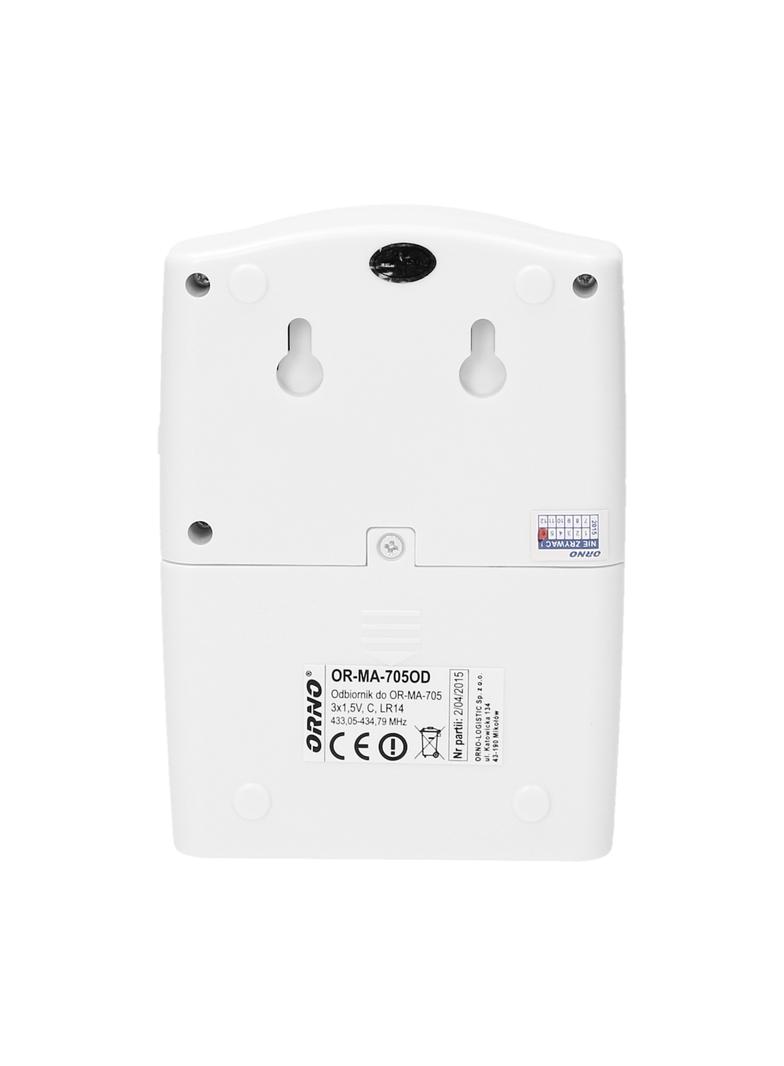 Zestaw czujników ruchu z sygnalizacją bezprzewodową IP44,120m learning system bateryjny OR-MA-710 OR
