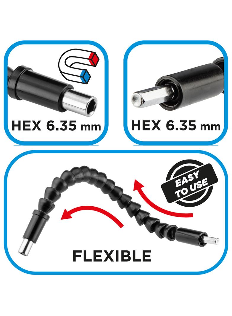 Uchwyt elastyczny do bitów 290 mm