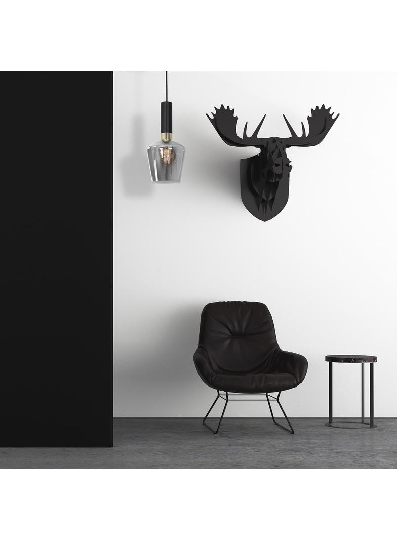 MILAGRO Lampa wisząca ROMA BLACK 1xE27