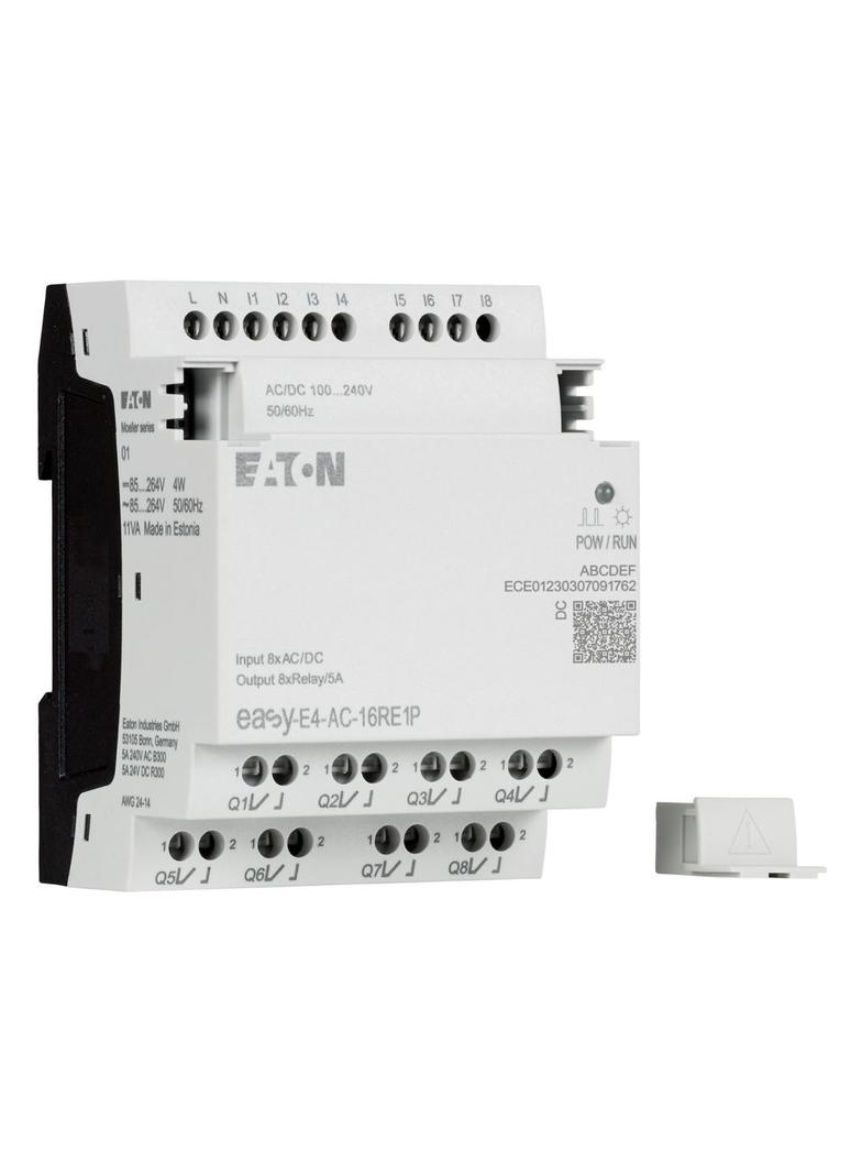 EASY-E4-AC-16RE1P easyE4 Push-in rozszerzenie 230VAC/DC 8DI 8DO-R 197515 EATON