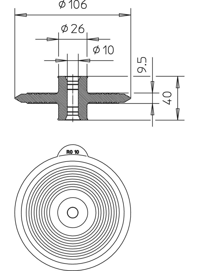 DW RD10 Kołnierz uszczelniający