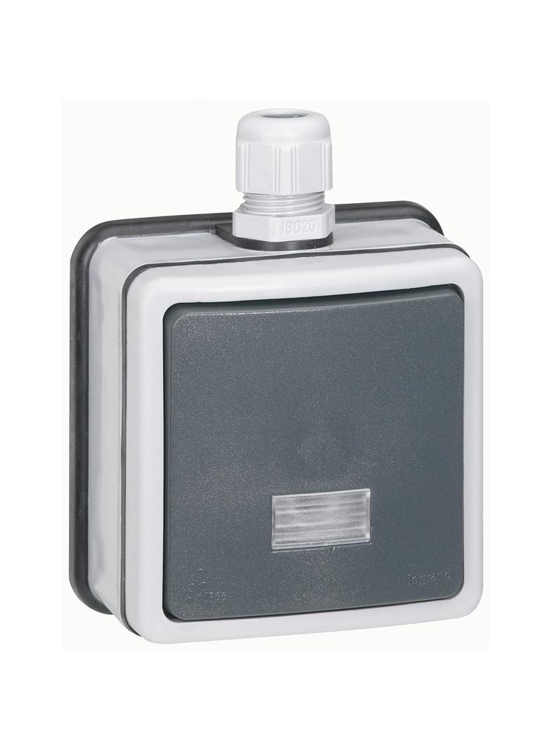 Plexo IP66 Łącznik Schodowy 10Ax 250 V Komplet Natynkowy 090460 LEGRAND