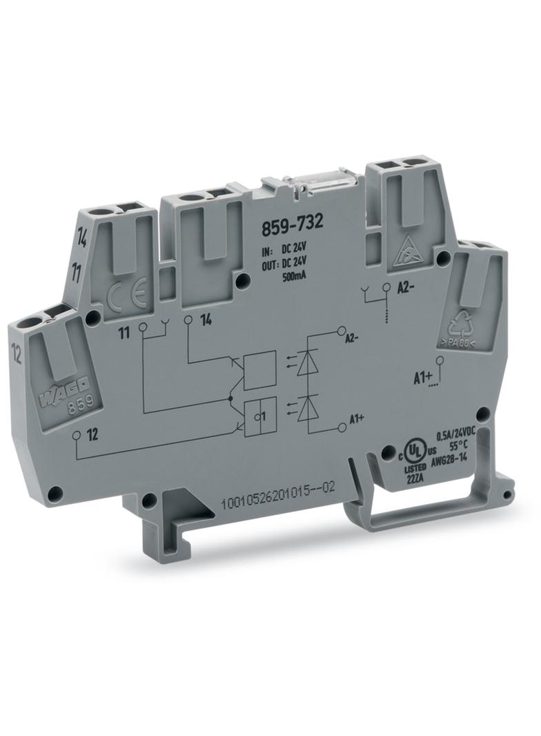 złączka z optoseparatorem 24VDC/24VDC/500mA