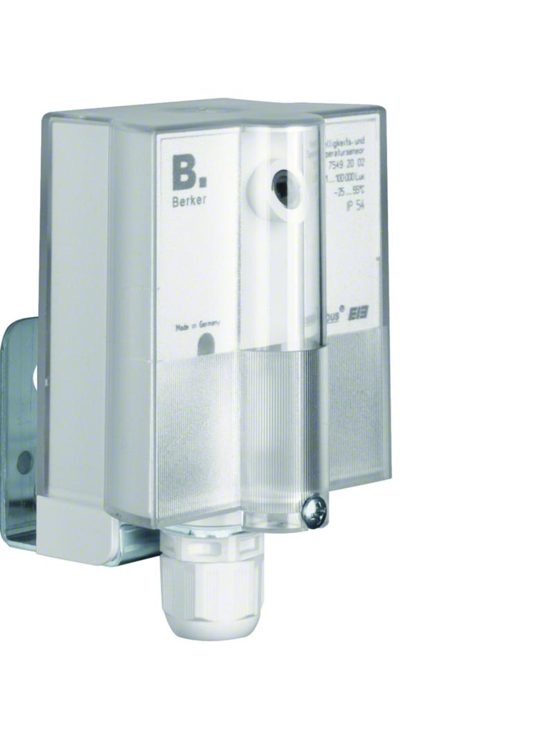 BERKER KNX Czujnik natężenia oświetlenia i temperatury n/t biały 75492002 HAGER