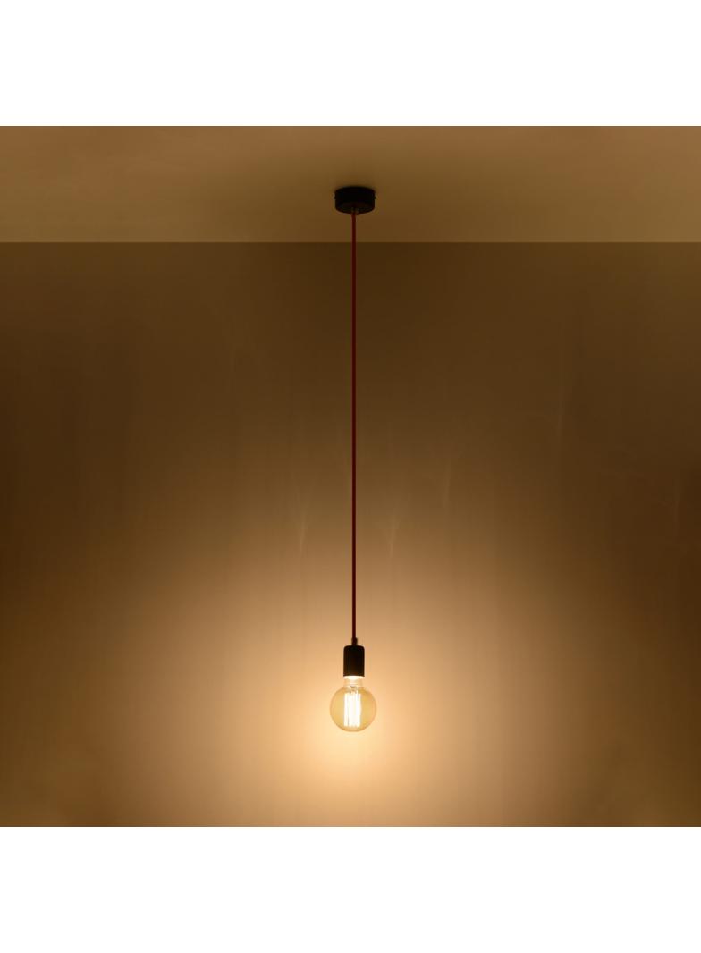 Sollux Lampa wisząca EDISON czarna SL.0152
