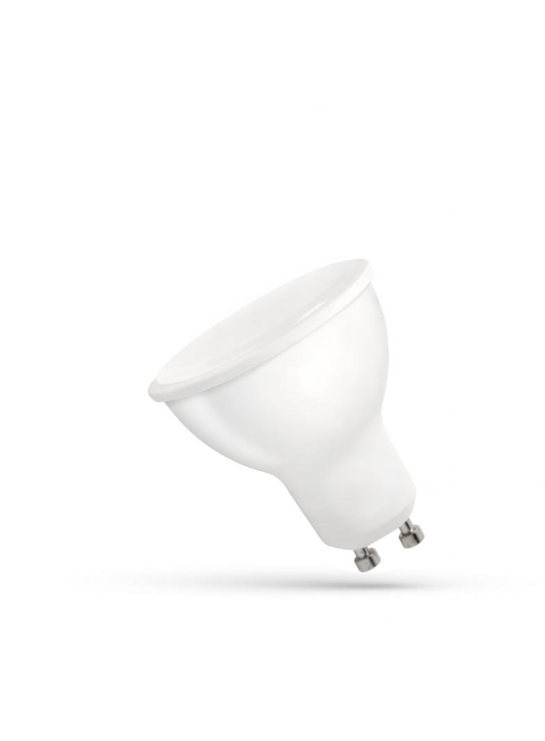 LED GU10 230V 4W SMD WW z MLECZNĄ SZYBKĄ SPECTRUM +