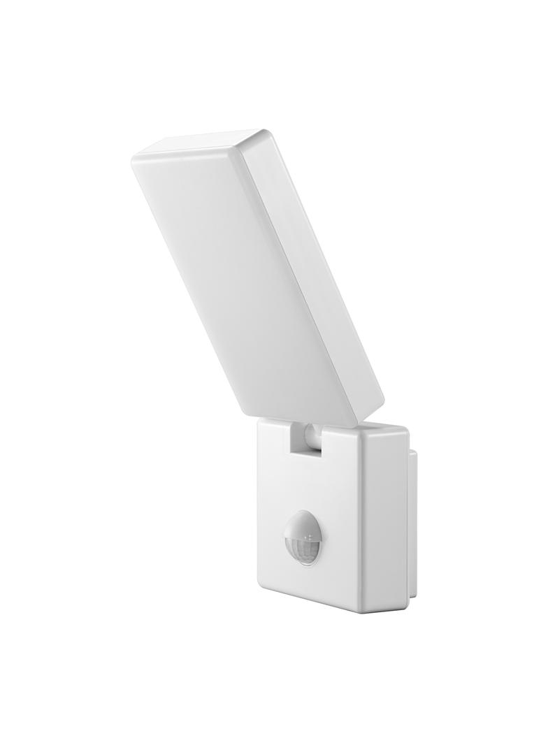 ENID LED 10W, oprawa ogrodowa z czujnikiem ruchu PIR, 800lm, IP65, 4000K, biała
