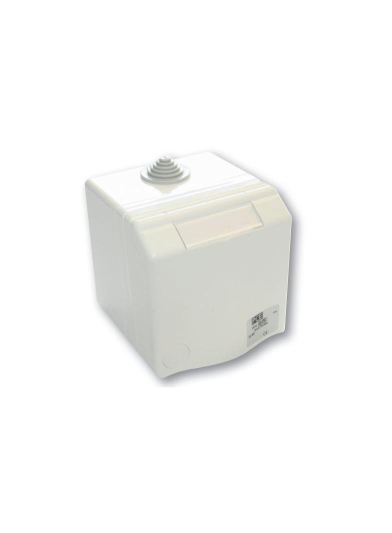 GNIAZDO ZABUDOWANE SERIA DESIGN IP44 gniazdo nadtynkowe przelotowe w układzie domowym 16A 2P+Z 230V IP44 863108v PCE