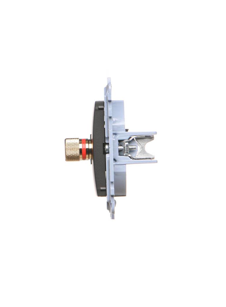 Simon 10 Gniazdo głośnikowe pojedyncze -1 kolumna głośnikowa Przekrój przew. dla wyjścia 6 mm2 czarn