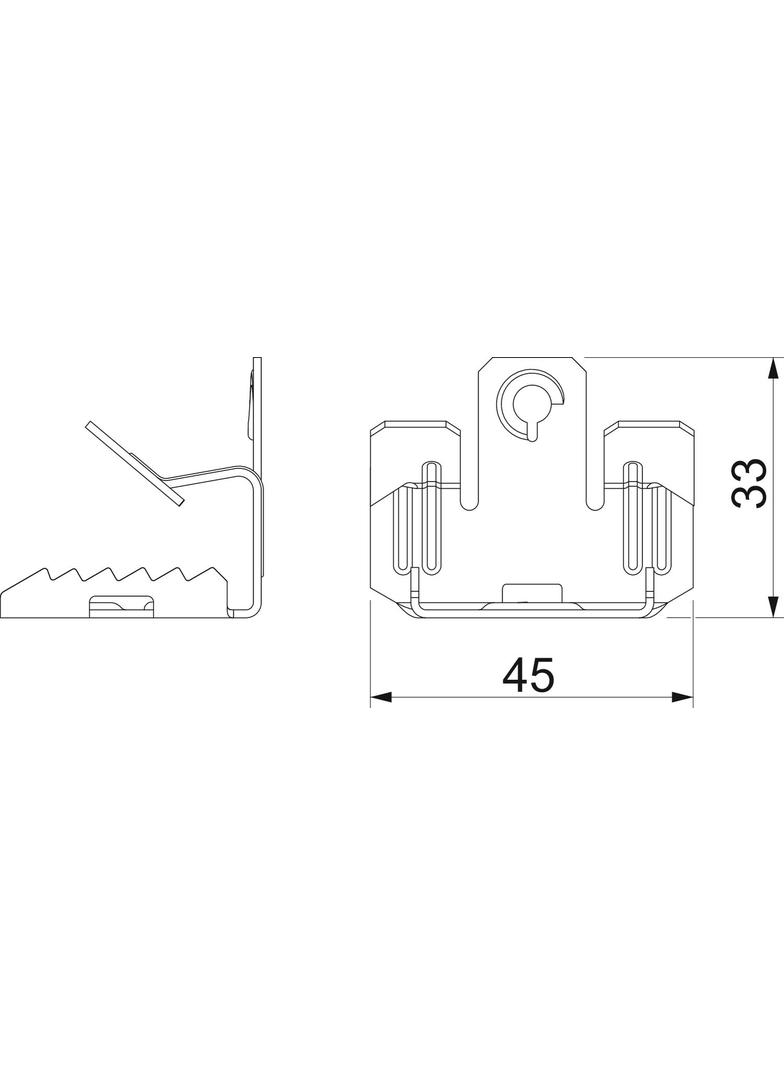 BCUIT 3-7 M6, Klamra nośna