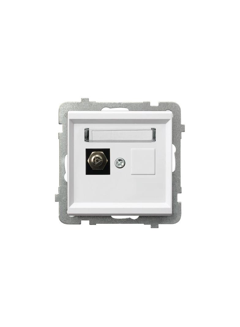 SONATA Gniazdo ekwipotencjalne pojedyncze - kolor biały mat