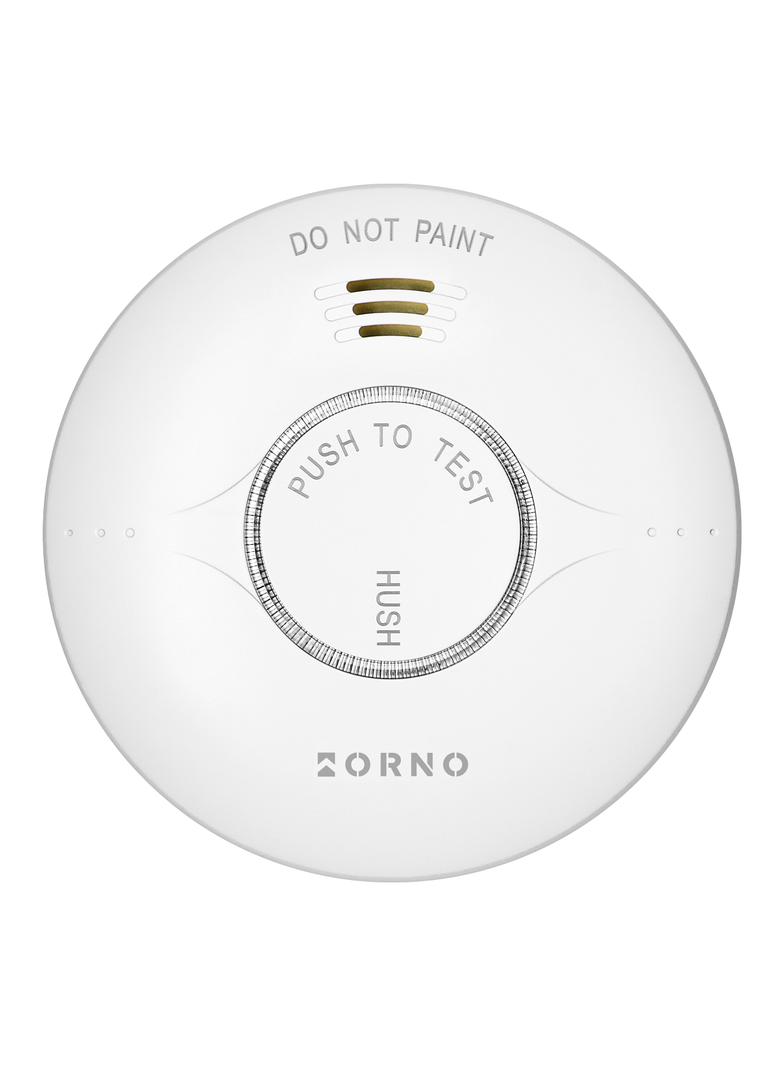Bateryjny czujnik dymu, wbudowana bateria, żywotność sensora i baterii 10 lat